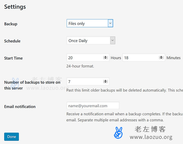 BackUpWordPress - 一款可用的WordPress网站在线备份插件