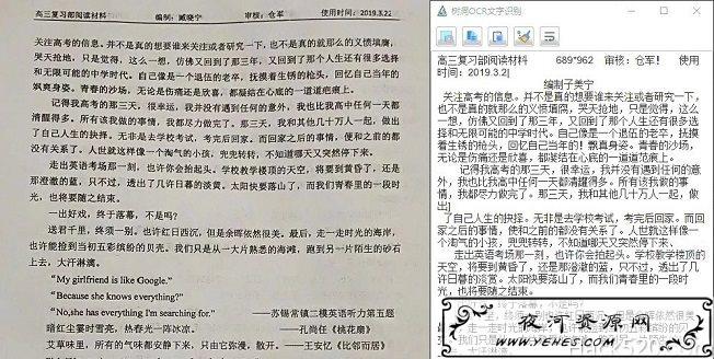 树洞 OCR 文字识别工具