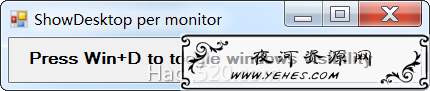 ShowDesktop Per Monitor