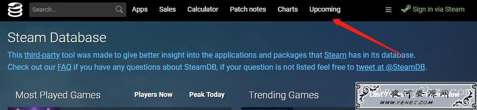 使用Steam_Database获取最新限时免费游戏