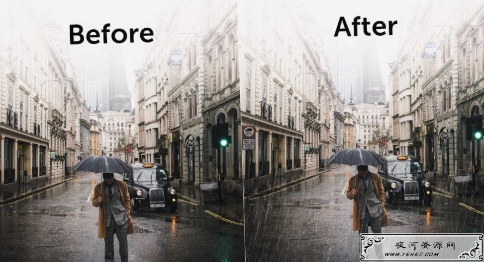 PhotoShop下雨特效插件