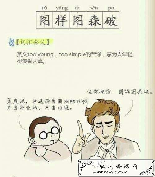 “图样图森破”是什么意思？