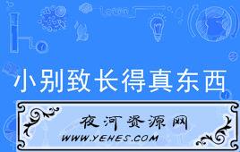 “小别致长得真东西”是什么意思?