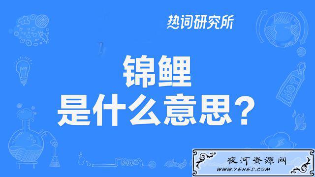 “锦鲤”是什么意思？