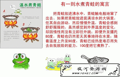 “温水煮青蛙”是什么意思？