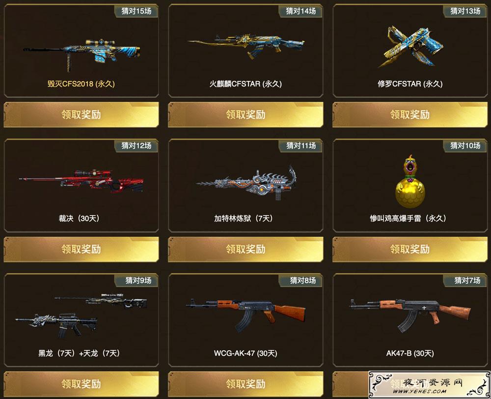 CFPL预测活动领永久皮肤 CFPL预测活动领永久皮肤