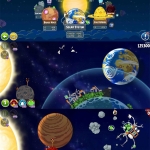 娱乐闯关游戏 愤怒的小鸟太空版