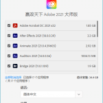 嬴政天下 Adobe 2021全家桶 大师版 v11.4