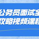 公务员面试全攻略视频课程 教你正确面试技巧