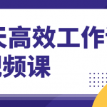 21天高效工作训练营视频课
