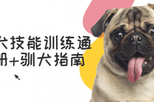 【养狗必备】宠物犬技能训练通用手册+驯犬指南