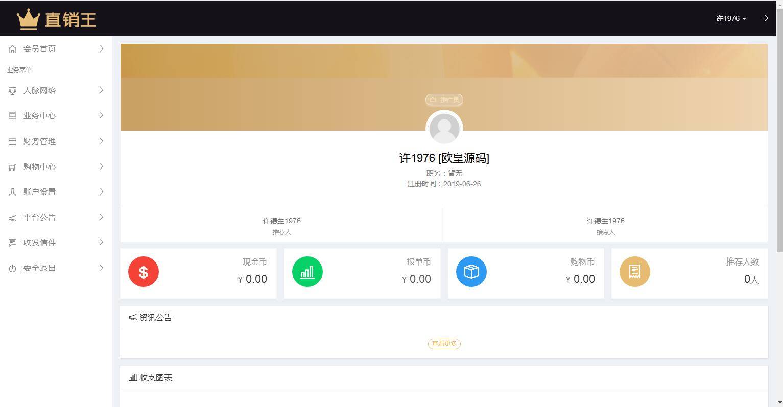 企业3级推广报单分销源码下载会员注册管理系统-1