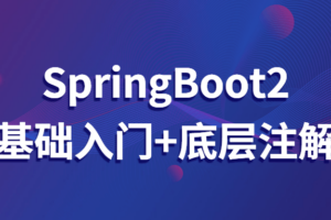 SpringBoot2基础入门+底层注解 适合新手进阶的教程