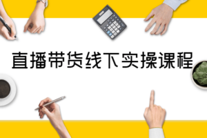 直播带货线下实操视频课程 抖音起号底层逻辑
