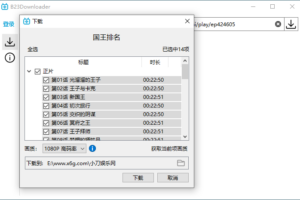 B站视频下载器 B23Downloader v0.9.5单文件版