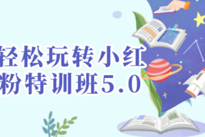 助你轻松玩转小红书爆粉特训班5.0