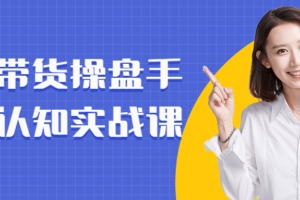 直播带货操盘手思维认知实战课