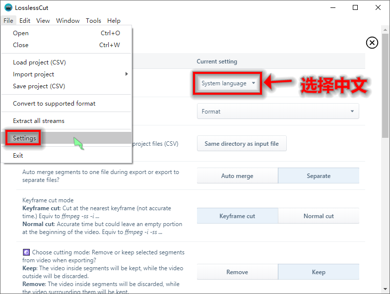 LosslessCut无损剪辑 v3.49 绿色版