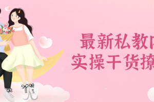最新私教内部实操干货撩妹课