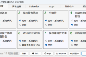 Windows11轻松设置v1.09绿色版