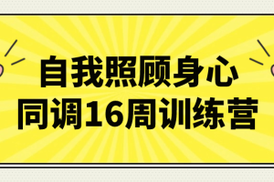 自我照顾身心同调16周训练营